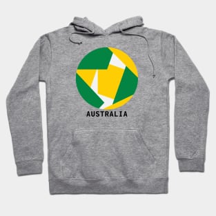 Australia Green and Gold Travel Hoodie